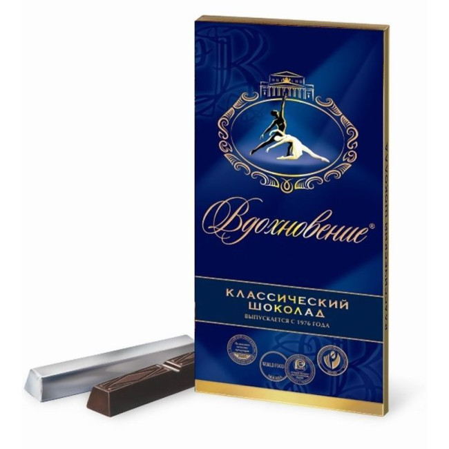 detail Hořká čokoláda Vdochnovenie 100g