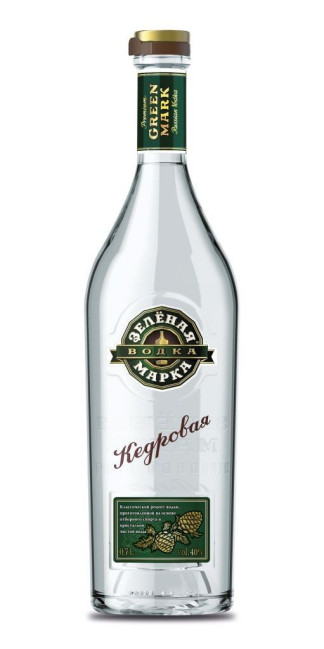detail Vodka Zelena Marka Cedrová 1L 40%