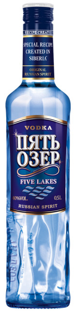 detail Vodka Pět Jezer 0,5L 40%