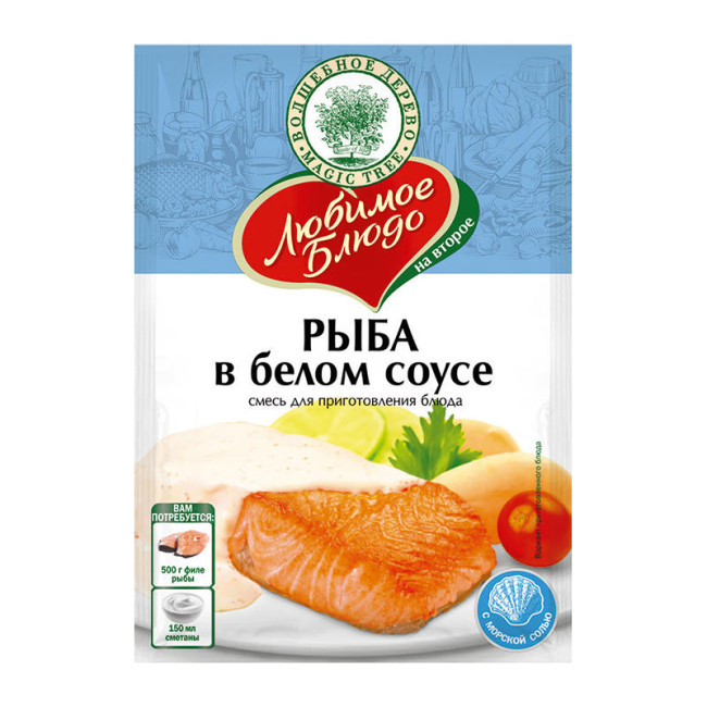 detail Směs pro Ryby v bílé omáčce 30g