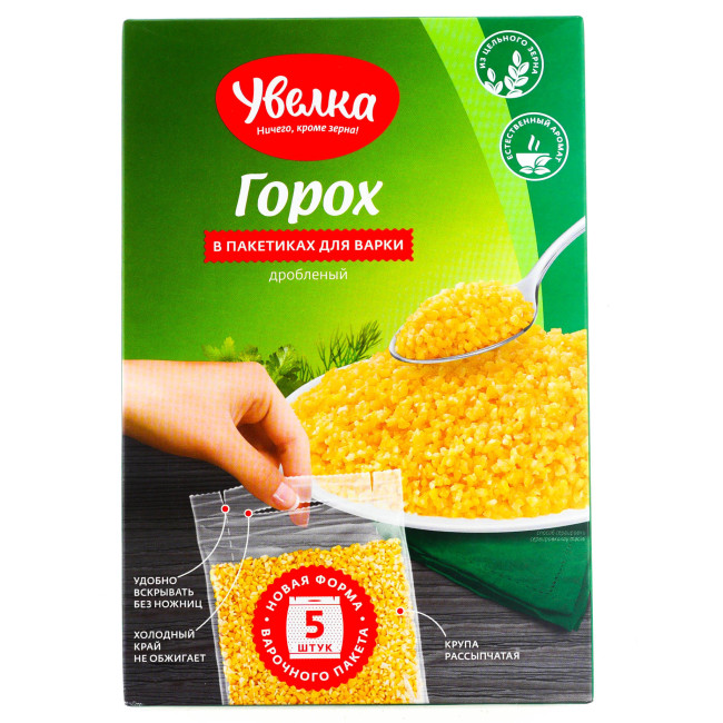detail Hrach pulkový v sačkach 5*80g