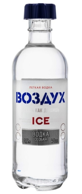 detail Vodka Vozduch ICE 0,5L 40%