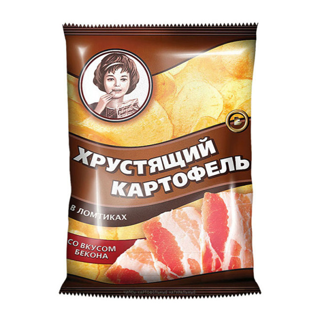 detail Chipsy se slaninou 160g Křupavé brambory