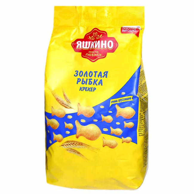 detail Kreker Zlatá rybka 350g Yaškino