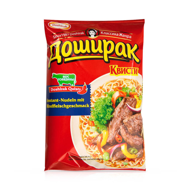 detail Doširak s hovězí příchutí 70g Quisty