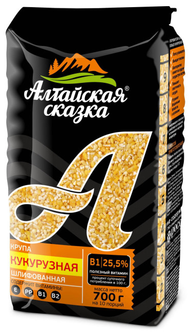 detail Kukuřičná krupice 700g Altajská skazka