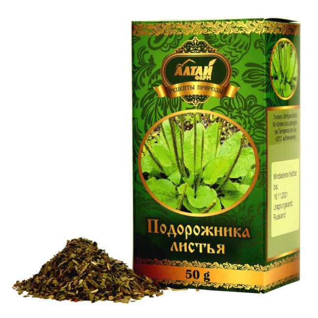 detail Listy jitrocel (podorožnik) 50g Altaj