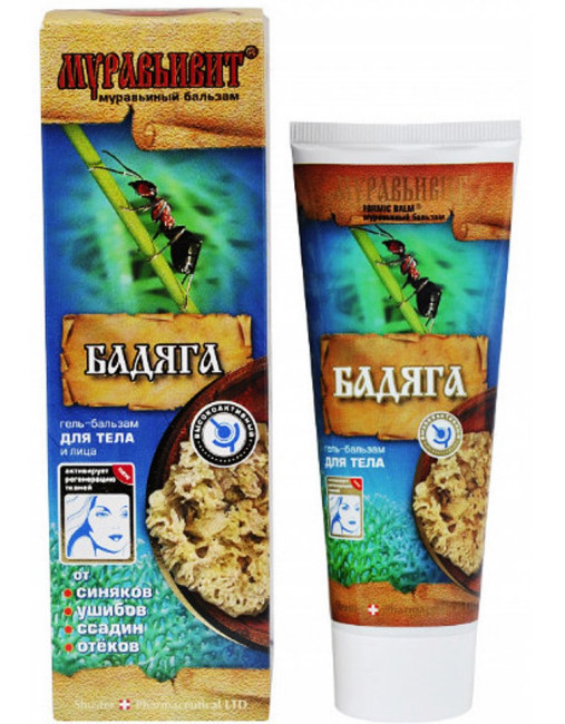 detail Gel-balzam proti otoky Badjaga 70g