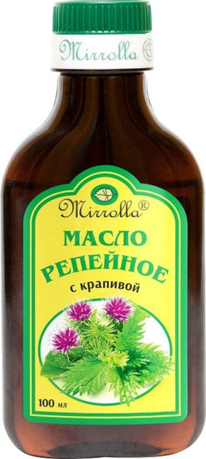 деталь Репейное масло с перцем 100мл Мирролла