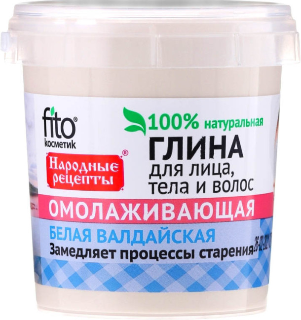 detail Hlína bílá omlazující F.K. 155ml
