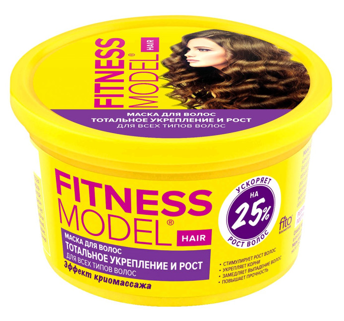 detail Posilující maska na vlasy 250ml Fitness Model