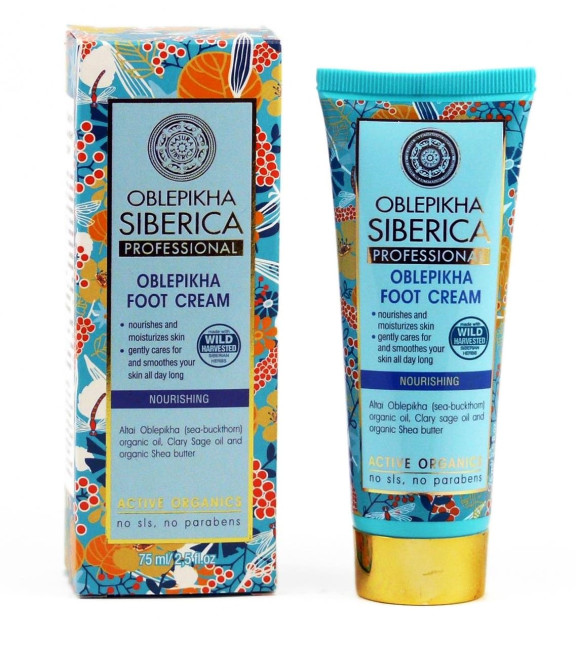 detail Rakytníkový krém na nohy výživný 75ml Natura Siberica