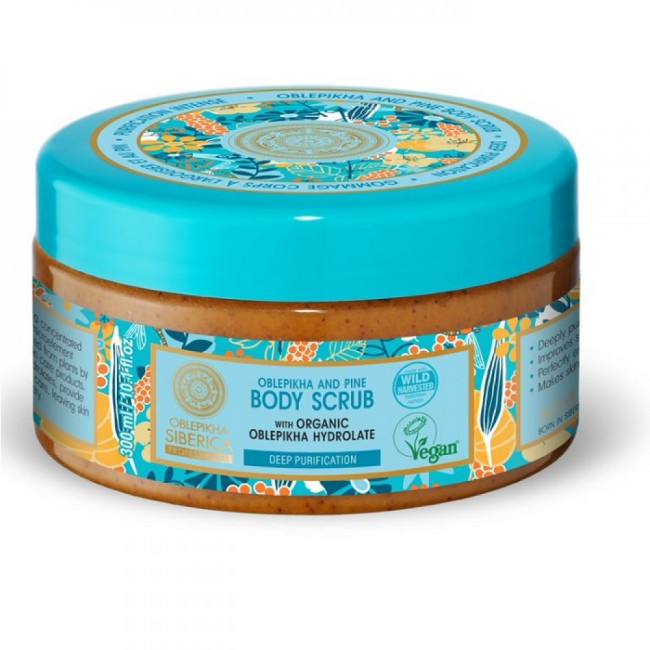 detail Rakytníkovo-borovicový tělový peeling 300ml Natura Siberica