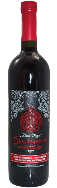 detail Víno z granátového jablka 0,75l Baku Magic