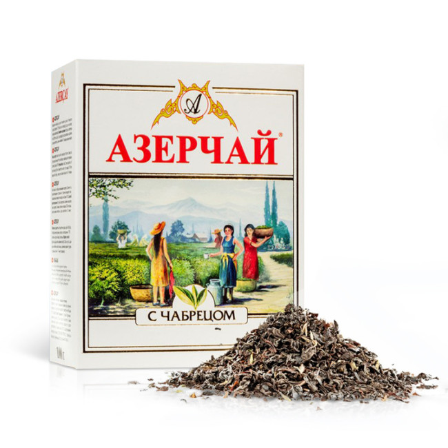 detail Černý Azerčaj s čabrecom 100g