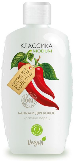 detail Balzám na vlasy peprový 330ml Modum