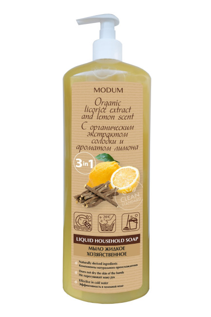 detail Tekuté mýdlo lékořice a citrón 925ml Modum Hozyajstvennoe