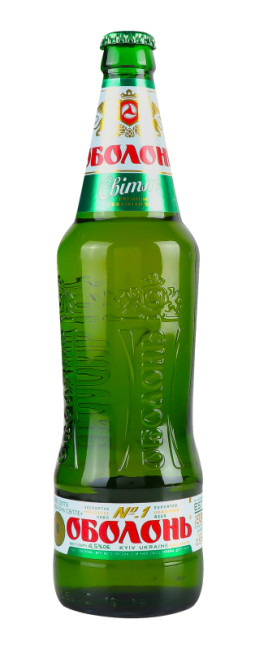 detail Světlé pívo Obolon sklo 0,5L 4,5%
