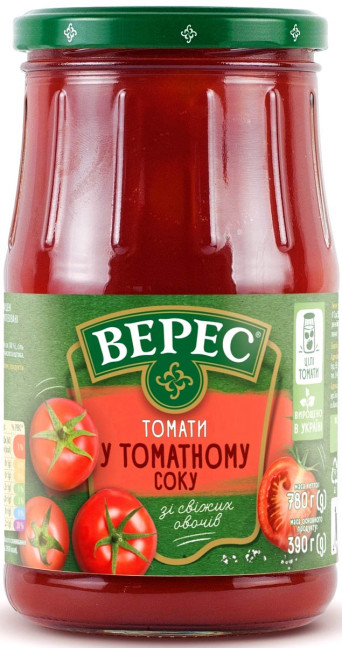 detail Nakládaná rajčata v rajčatové omáčce 390g