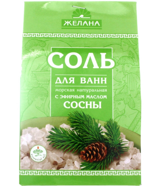 detail Koupelová sůl Borovice 500g Želana