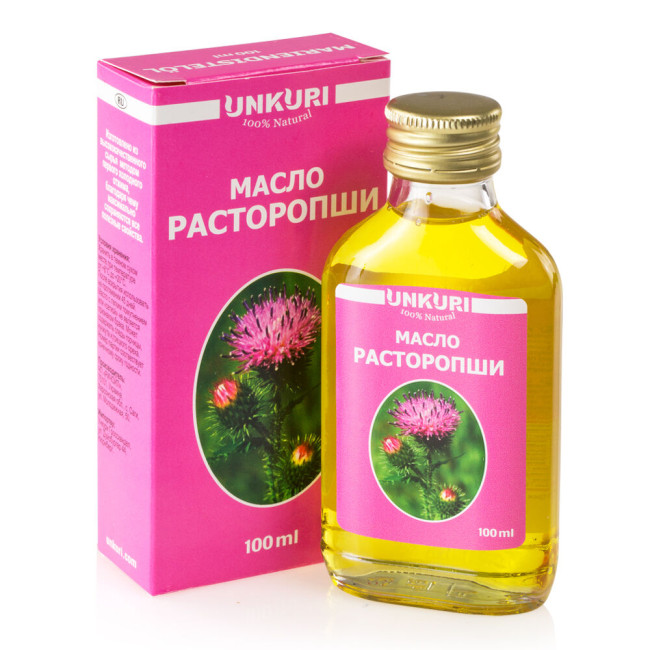 detail Olej z ostropestřce 100ml Unkuri