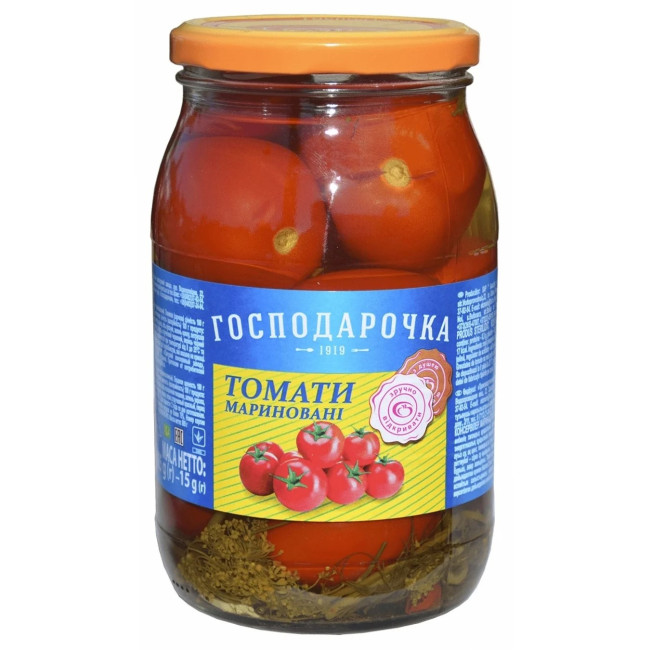 detail Nakládaná rajčata v marinádě 316g Gospodaročka