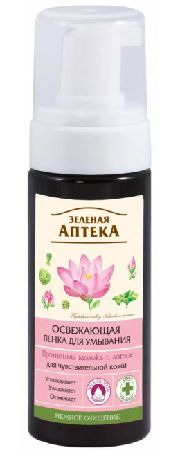 detail Osvěžující pěna na obličej 150ml Zelenaya Apteka