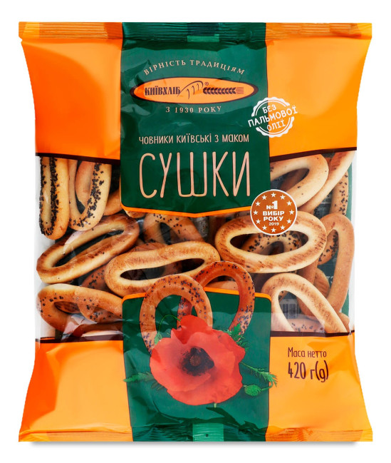 detail Preclíky s makem 420g KyjevChléb