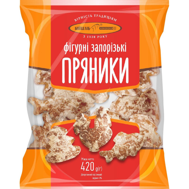 detail Perníky Záporožské figurálni 420g KyjevChléb