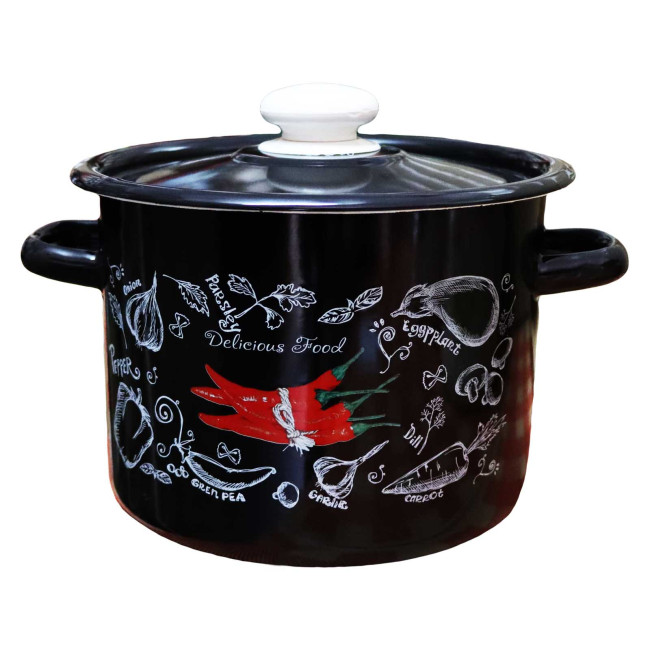 detail Smaltovaný kastrol 4,5L Pepper