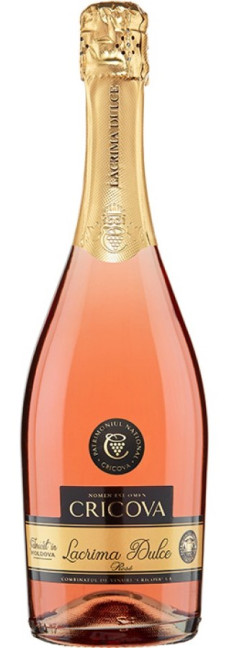 detail Šumivé víno Lacrima Dulce Rose 0,75L Cricova
