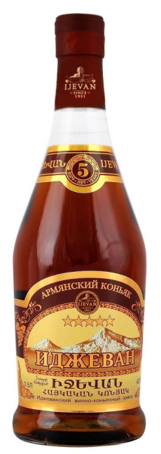 detail Brandy 5 let 0,5L 40% IJEVAN