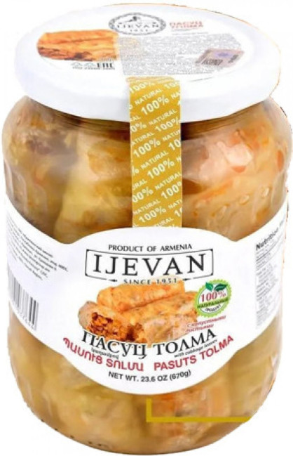 detail Závitky v zelnem listu Ijevan 670g