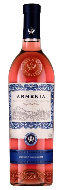 detail Růžové suché víno Armenia 0,75L