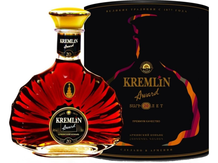 detail Arménské brandy Kremlin 20 y.o. 0,5L 40%Alk.