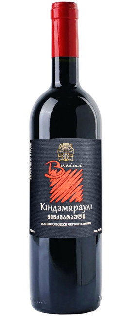 detail Polosladké červené víno Kindzmarauli 0,75L Besini
