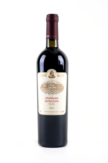 detail Červené víno Mukuzani 0,75L WineMan