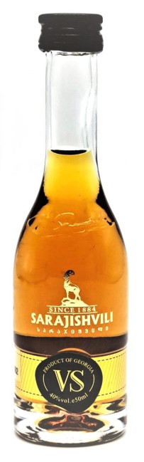detail Brandy VS 0,05L 40% Sarajishvili