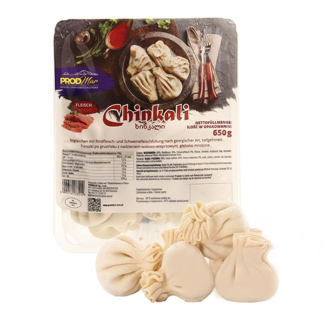 detail Chinkali hovězí a vepřove maso 650g ProdMar