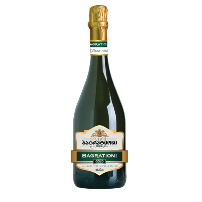 detail Šumivé víno Gold Semi-sweet Bagrationi 0,75L
