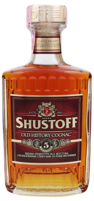 detail Brandy Old history 5 Let 0,5L Shustoff