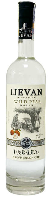 detail Ovocný destilát z divoké hrušky 50% 0,5L IJEVAN