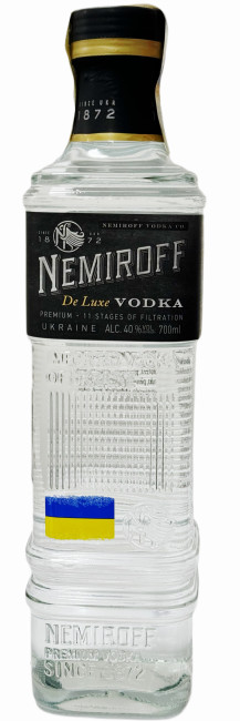 detail Vodka Nemiroff De Luxe 0,7L 40%