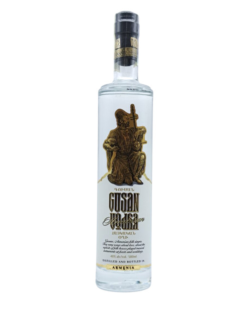 detail Arménská vodka 0,5l 40 % Gusan vodka