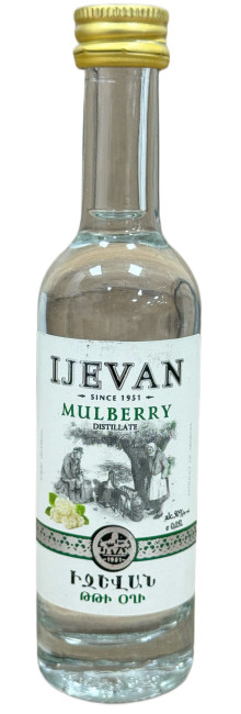detail Ovocný destilát z bílé moruše 50% 0,05L IJEVAN
