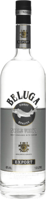 detail Vodka Beluga Noble 40% 1L