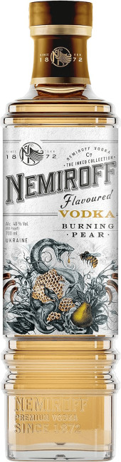 detail Vodka Nemiroff Burning Pear 0,7L 40%