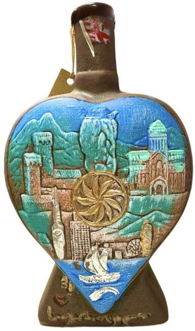 detail Cervené suché víno Saperavi Heart 0,75L Alc.12.5%