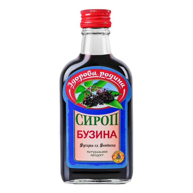 detail Bezinkový sirup 200ml Zdorova rodyna
