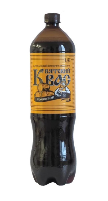 detail Kvas Bočkovoj 1,5l Vjatskij